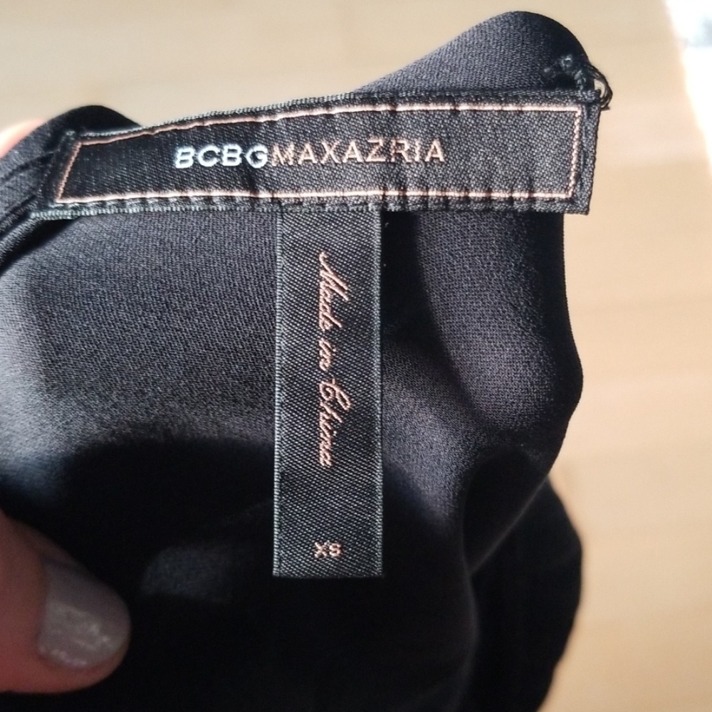 Bcbgmaxazria spaghetti top